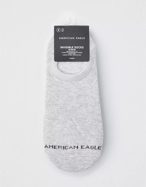 Chaussettes American Eagle AEO Invisible 5-Pack Grise Homme | IED-45071011